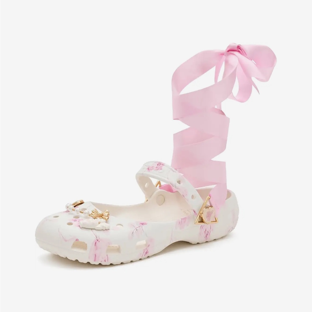 Loveshackfancy X Crocs Classic Ballet Flat Size 5